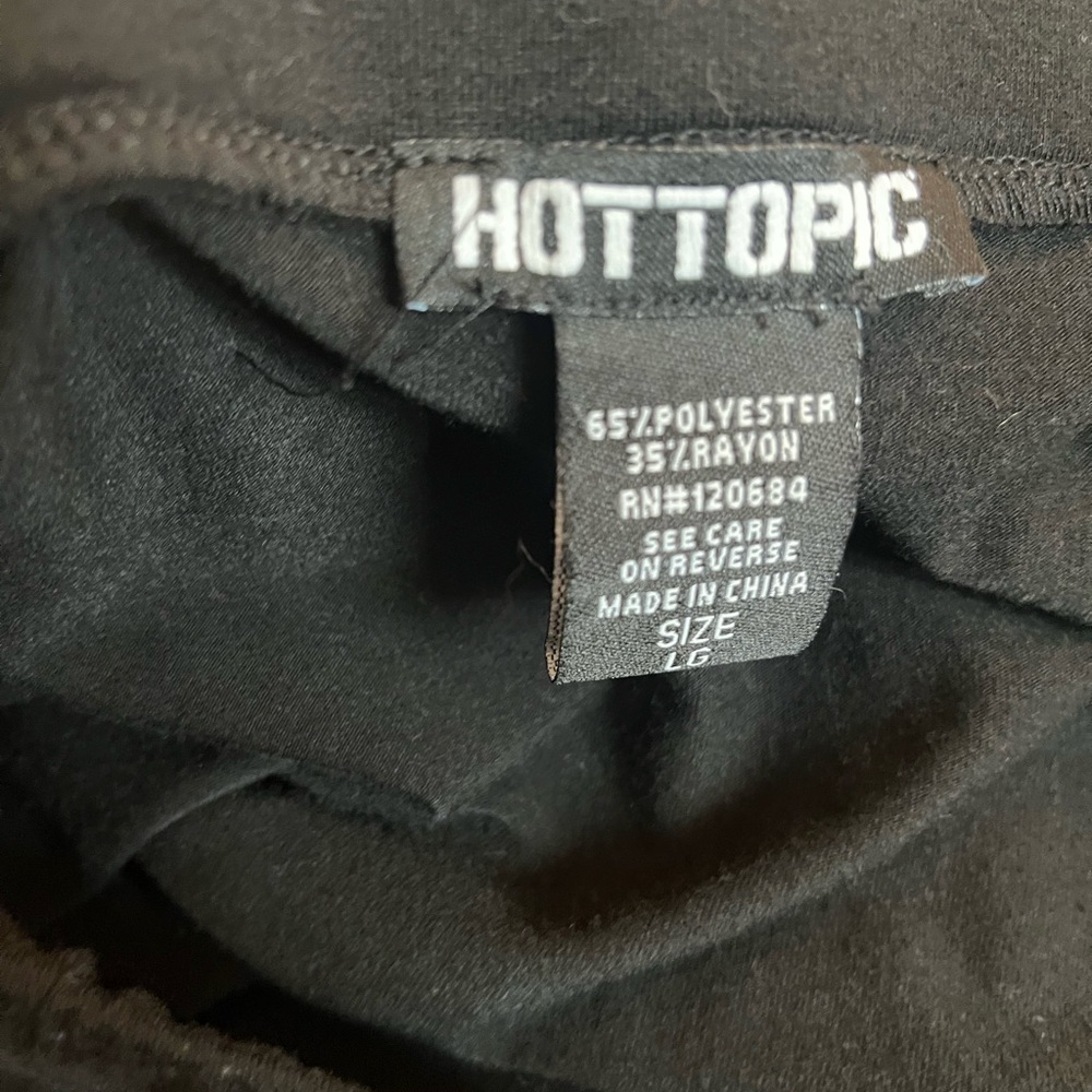 Hot Topic Y2K Black Suspender Skirt Size Large - Picture 5 of 12
